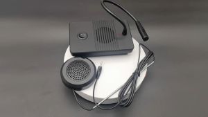 <Local Warehouse> CYSSJF Dual Way Window Speaker Intercom System for Bank Counter/Office/Hospital/Restaurant(E331)