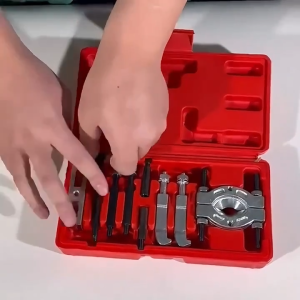 【MY Stock 24H Delivery】9pcs Bearing Separator Puller Set Heavy Duty Bearing Splitter Remover Tool Kit with Storage Case