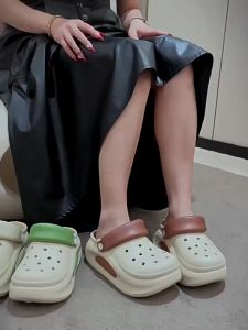 Soft Cloud Sandal Hak Tinggi Korea Sandal Wanita Baim Jelly Sandal Wanita Sandal Karet Anti Selip Sandal Wanita Lembut