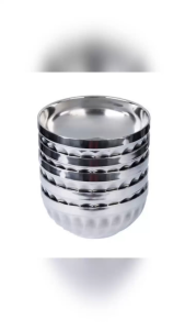 Tô Inox Xoắn và Trơn có 2 Lớp Cách Nhiệt nhập khẩu sang trọng xài bền size lớn 20cm