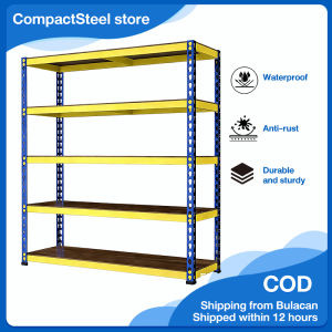 CompactSteel store Boltless Rack Multi-layer Rack Stainless Rack Wooden shelf Heavy Duty Steel Rack