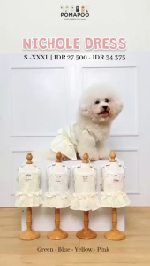 POMAPOO - Baju Kucing dan Baju Anjing Nichole Dress