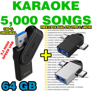 USB KARAOKE SONGS/MUSIC ORIGINAL KINGSTON FLASHDRIVE FREE OTG TYPE C/MICRO ADAPTER