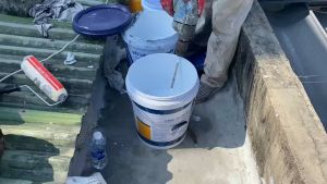 Chống thấm tường ngoài nhà sơn vmix acrylic độ đàn hồi cao độ phủ kín vết nứt có sợi pva tăng khả năng chống nóng và chống thấm. VMIX ECO