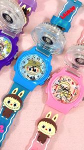 Jam Tangan Anak-Anak Spin Muter Display Analoq Terbaru Karakter Kuromi & Cinnamaroll