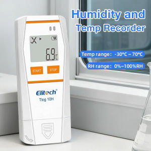 USB Temperature Data Logger 32000 Capacity Humidity Data Logger Reusable RH TEMP Recorder Refrigerated Cold Chain Transport