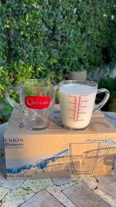 แก้วตวง cartoon มีหูจับ 8 ออนซ์/250ml (ราคาใบละ) พร้อมส่ง