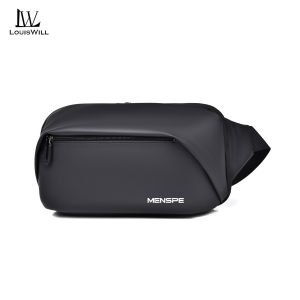 LouisWill Chest Bag Men Crossbody Bags Mens Fashionable Bag Simple Waterproof Wear-resistant Bag Large Capacity Chest Bag Single Shoulder Bag Sports Outdoor