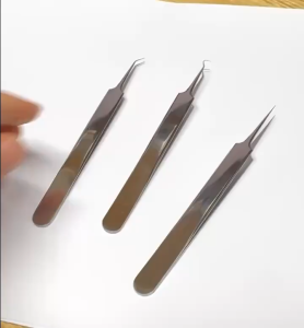 Combo 15 Cái - Nhíp Lấy Nhân Mụn Đầu Nhọn Nhíp Gắp Mụn Thép Không Gỉ Giúp Lấy Cồi Mụn Dễ Dàng Dài 8.7cm