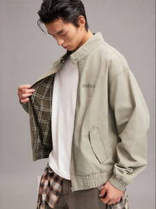 Jack Jones | Pure Cotton Workwear Double-sided Denim Jacket