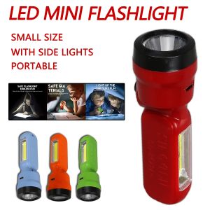 Mini COB+XPE Children Flashlight USB Rechargeable 3-Mode Kids Torch Portable Outdoor Night Light for Camping Walking Gift
