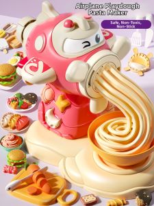 WANJUTEGONGDUI | Kitchen Playset with Ice Cream Snow Cone Cake Jiaozi Noodle Maker Toys for Children