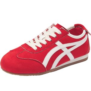 Agsdon | Red Trainer Shoes Lightweight Flat