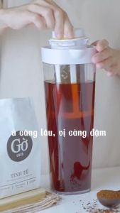 Bình pha cafe COLD BREW (cà phê ủ lạnh) nhựa nguyên sinh ABS 1.1L