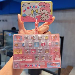 Bandai | Đồ Chơi Bàn Phím Giải Nén 26 Phím Dễ Thương Kiểu Anime Móc Khóa Mặt Dây Chuyền Charm Túi Xách Đồ Chơi Giảm Stress Món Quà Lý Tưởng Cho Mọi Lứa Tuổi