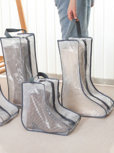 Travel Shoe Bag Boot Storage Organizer Transparent Dustproof Moisture Proof Shoe Cover Boot Bag Home Use Long Short Boots