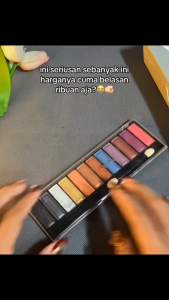 Eye Shadow Implora 7669D - Farian Warna Yang Beragam - Warna Natural - eksture Lembut - Ken Herbal