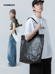 New COMBACK Casual Large Capacity Shoulder Bag Tote Bag for Commuting And Class Trendy Couple Handbag Street Style Nylon
