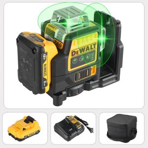 Máy Cân Bằng Laser DeWalt DW089LG 2025 Tia Xanh 12 Đường 3 Mặt 360 Độ °   Đa Năng Để Sử Dụng Ngoài Trời - Dụng Cụ Đo Chính Xác