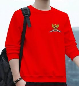 BISA COD / Baju Lengan Panjang Pria / Kaos Pria Wanita Garuda Indonesia Edisi 17 Agustus NKRI Harga Mati / Kaos Pria 17 Agustus