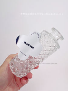 สติ๊กเกอร์สะท้อนแสงเงินขนาดเล็ก ดีไซน์สร้างสรรค์ ไม่แห้ง ปิดปากถุงแบบไม่แห้ง อุปกรณ์ธุรกิจ สติ๊กเกอร์ปิดปากถุง