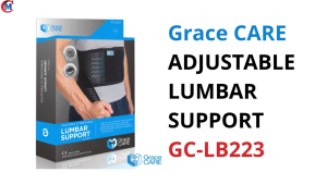 Đai Bảo Vệ Lưng Grace Care LB223 (Bản Cao ~25cm) - Vải Lưới Thoáng Khí Giảm Đau Thoát Vị Đĩa Đệm