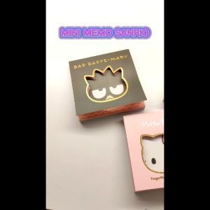 MINI NOTES MEMO SANRIO BUKU MINI MEMO STICKY NOTES SANRIO MEMO KECIL SANRIO MEMO KECIL LUCU STIKY NOTES LUCU KERTAS PENGINGAT LUCU