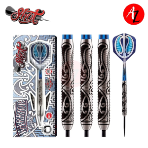 Shot Warrior Tipu Steel Tip Dart Set- 80% Tungsten