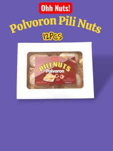 PILINUTS POLVORON 12PCS INSIDE.