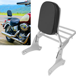 For Honda Shadow VT750 ACE 750 C2 RC44 /VT400 VT 400 1997-2003 Motorcycle Parts Passenger Backrest Sissy Bar Luggage Rack Pad