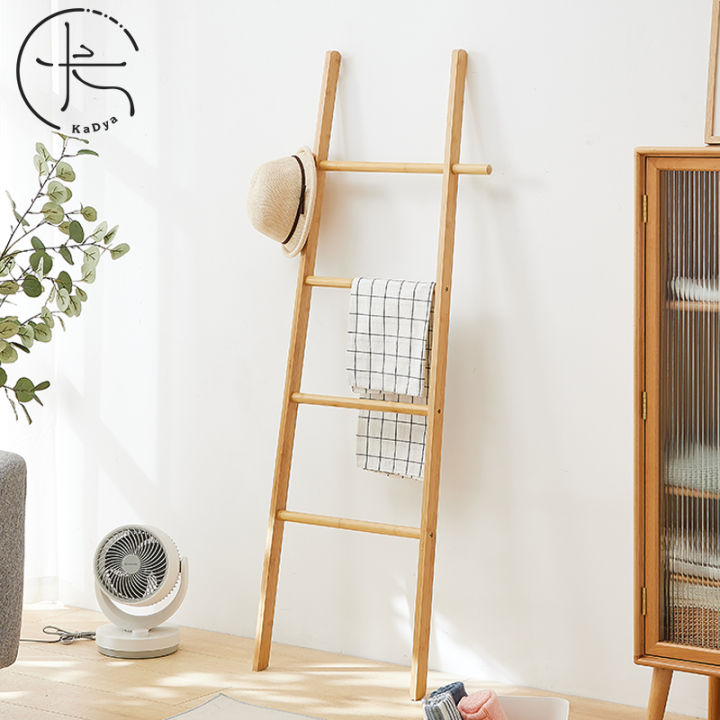 Ladder Coat Rack Floor Hanger Bedroom Hanger Nordic Homestay Towel Rack