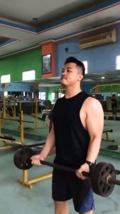 Singlet Pria Dewasa Tebal Strech PREMIUM Tanpa Lengan Fitnes Tanktop Sportwear Katun Hitam Polos