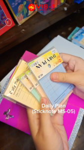 VIS-1 - Kertas Daily Weekly Planner Kecil / 1pcs 50lembar / ukuran 7.5 x 10cm