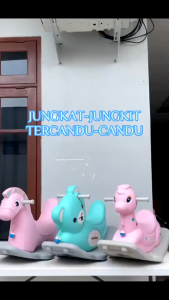 001-M1004 MOLION SNI Mainan Anak Kuda Rocking Panda Mainan Edukasi Anak Mainan Jungkat Jungkit 1004