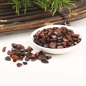 Natural Crystal Degaussing Stone Red Tiger Eye Crushed Stones Rough Stones Decoration Landscaping Stone Home Fragrance Aromatherapy Fragrant Stone