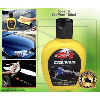 100ml Car Wax Polish Glossy Wax/Pengilap Kereta Kilat Motorcycle Bike Lorry Super 8 Malaysia