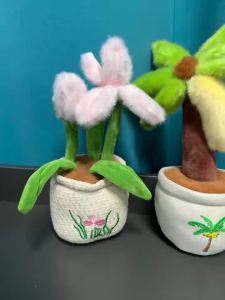 Beautiful Flower Plush Toy Iris Stuffed Plant Plush Toy Cute Purple Iris Toys Soft Collectible Kids Fans Birthday Xmas Toys Gift