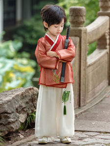 Boys Hanfu Traditional Chinese Costume Childrens Performance Outfit Spring Autumn New Chinese Style Summer Baby Clothes