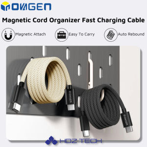 INOVAGEN Tangle Free Magsafe Charging CableUp to 240W Super Fast Charging CableFast Charging CordsEasy to coil