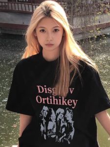 American Street Fashion Brand T-shirt Womens Summer 2024 New Arrival Loose-Fitting Pure Cotton Short Sleeves Stylish Niche Style Half Sleeve Tops Insights