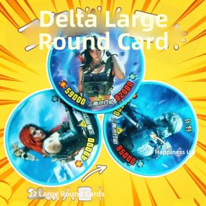 Delta Circle 3D Stereo Plastic Battle Card Game for Children