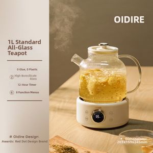 OIDIRE|Glass Multi-Function Small Electric Kettle