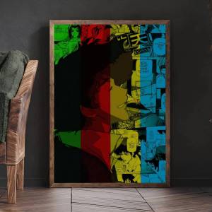 NARUTO | Anime C-Cowboy B-Bebop Poster Không Khung Tùy Chỉnh Tác Phẩm Nghệ Thuật Trang Trí Cho Gia Đình Phòng Khách Phòng Ngủ Văn Phòng Phong Cách Hiện Đại