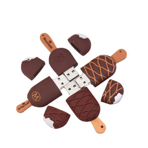 Jaster | Creative Ice Cream USB Flash Drive 128GB 64GB 32GB 16GB Student Gift Memory Stick High Speed U Disk Ice Cream Pen Drives