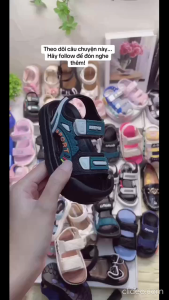 Form Sandal BM02- Dép quai hậu bé trai bé gái mẫu nhí  bít mũi chống trơn trượt chống vấp  đế cao su mềm êm 18-27