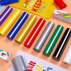 Smart Iron On Heat Transfer Vinyl for  Cricut Maker 3/Explore 3Matless cutting for long cuts up to 12ftOutlast 50+ Washes