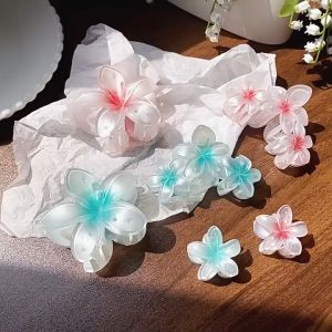 Pearlescent Plumeria คลิปหวาน Hairpin ดอกไม้ผมอุปกรณ์เสริม Hairpin ขนาดเล็ก  ACFUNY