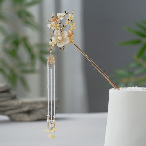 Original Design Autumn Fragrance Full Headwear Hair Clip for Qipao Hanfu Traditional Chinese Costume Elegant Classical Style