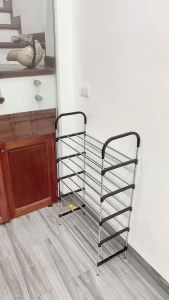 Kệ Giày Dép Khung Inox 5 Tầng ANHOME Chắc Chắn Chịu Lực