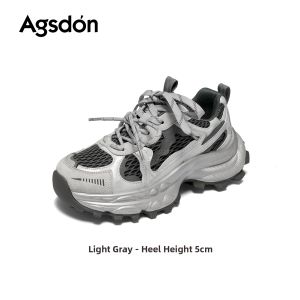Agsdon | Thick-soled Dad Shoes Increase Height Summer to Autumn